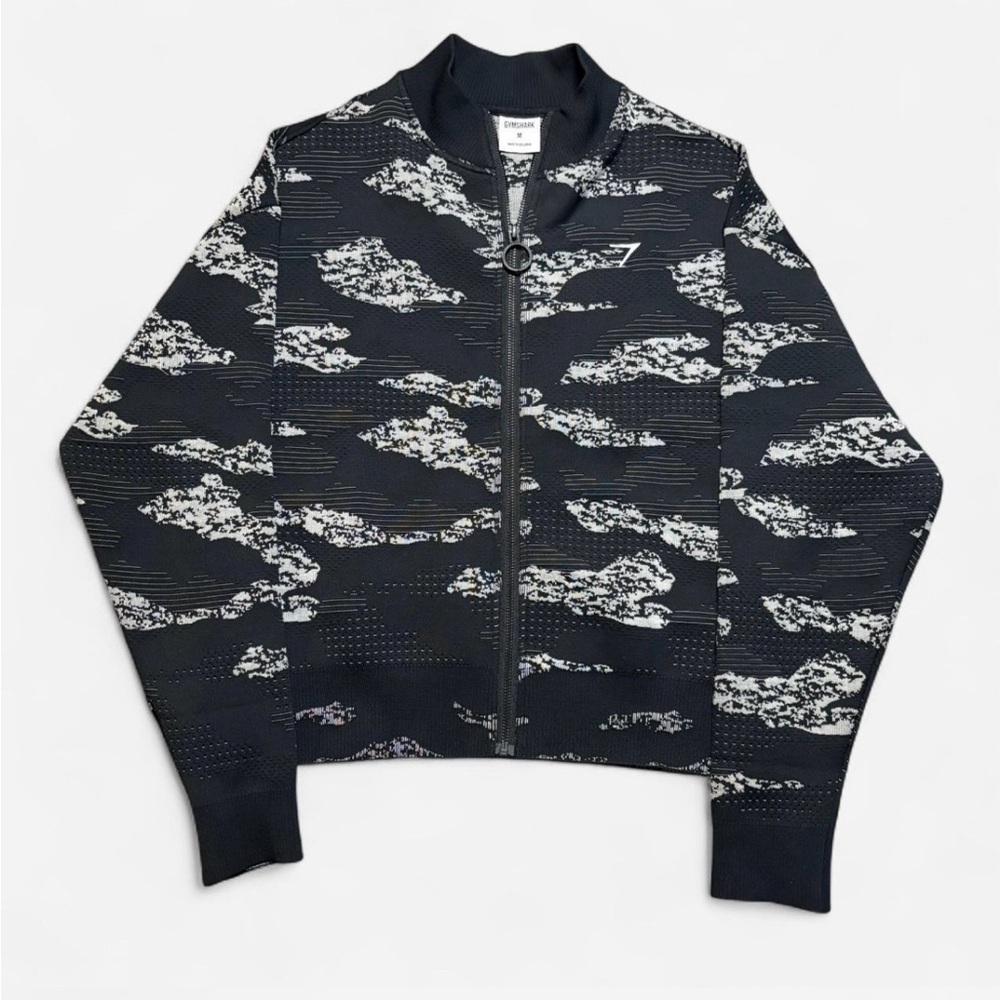 Gymshark Monochrome Patterned Jacket